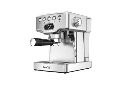 Espresso Machine; 20 bar espresso machine with milk frother for latte; cappuccino; Machiato; for home espresso maker; 1.8L Water Tank; Stainless