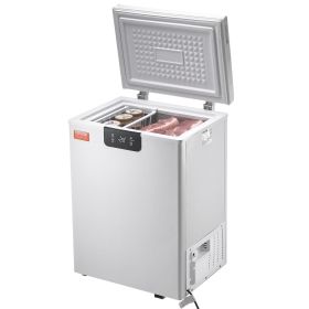 VEVOR Chest Freezer, 3.5 cu.ft / 99 L Compact Deep Freezer